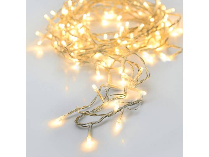LED Lichterkette mit 8 Leuchtmodi und Timer, 2,3 m, batteriebetrieben, IP44, weiss