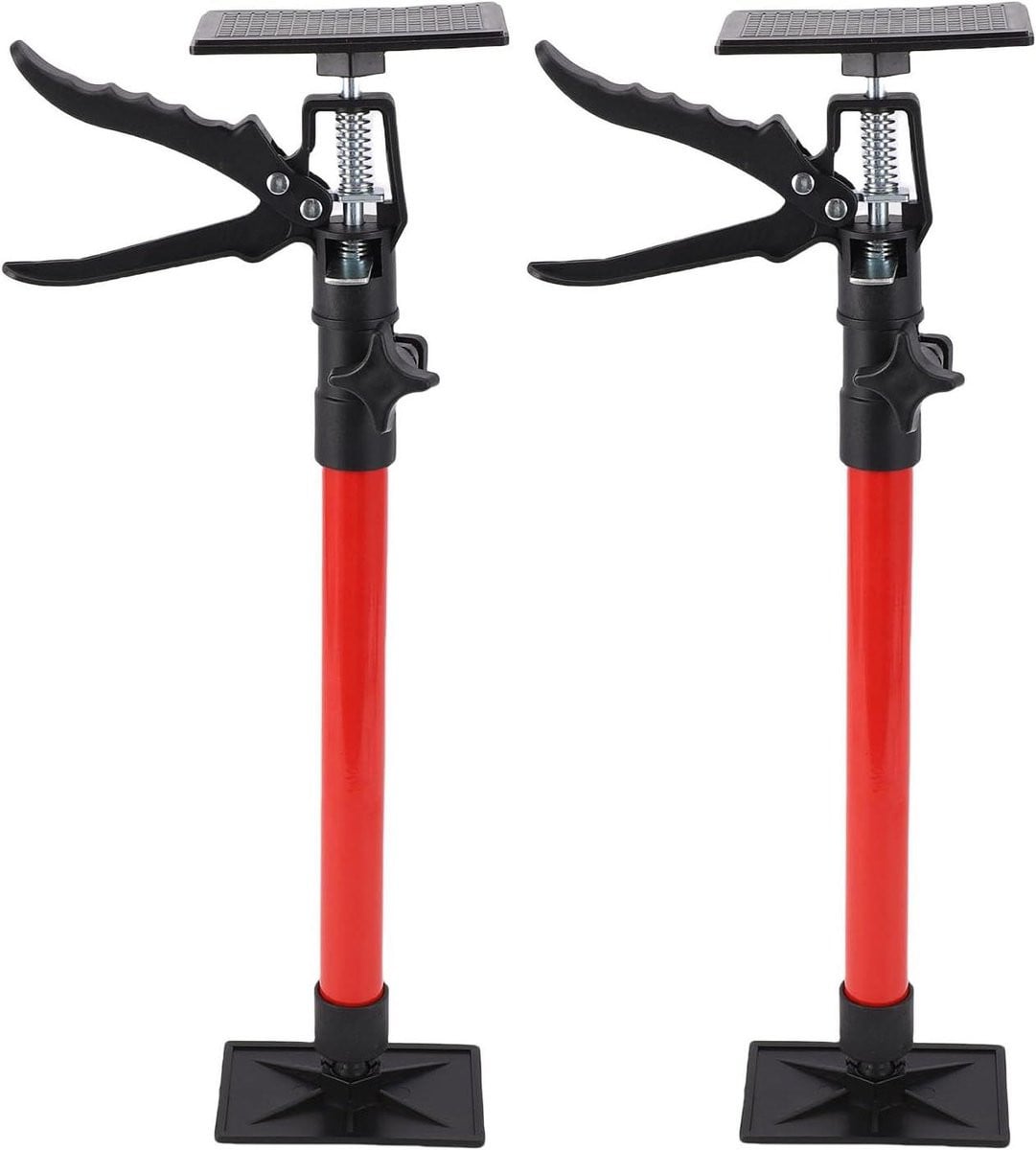 Verstelbare Kast Steunpaal met Antislip Pads, 50-115 cm, Rood