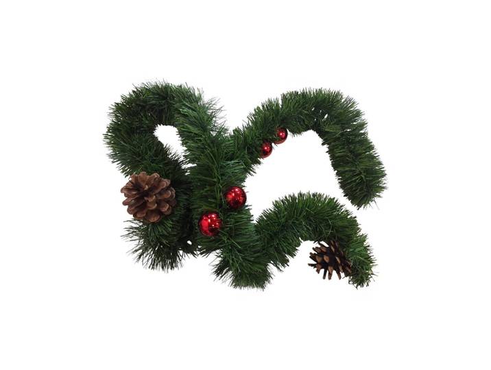 Décoration de noël vert, rouge 800x8 h8 cm
