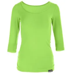 WINSHAPE Damen 3/4-Arm Shirt WS4, Größe XL in Grün Grün