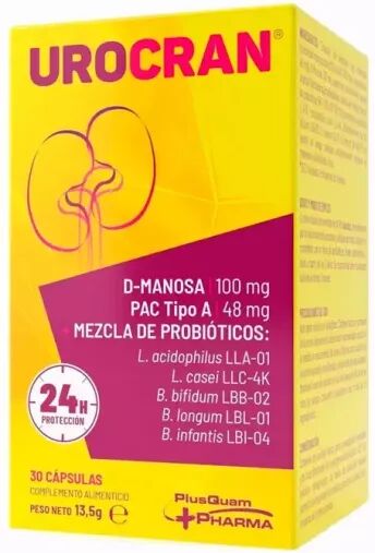 Plusquam Pharma Urocran 30 Capsules
