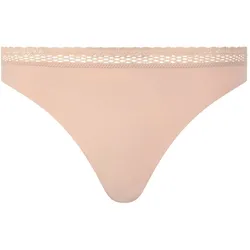 Chantelle Damen Tanga - Cozy Chic, unsichtbar, atmungsaktiv Nude / S