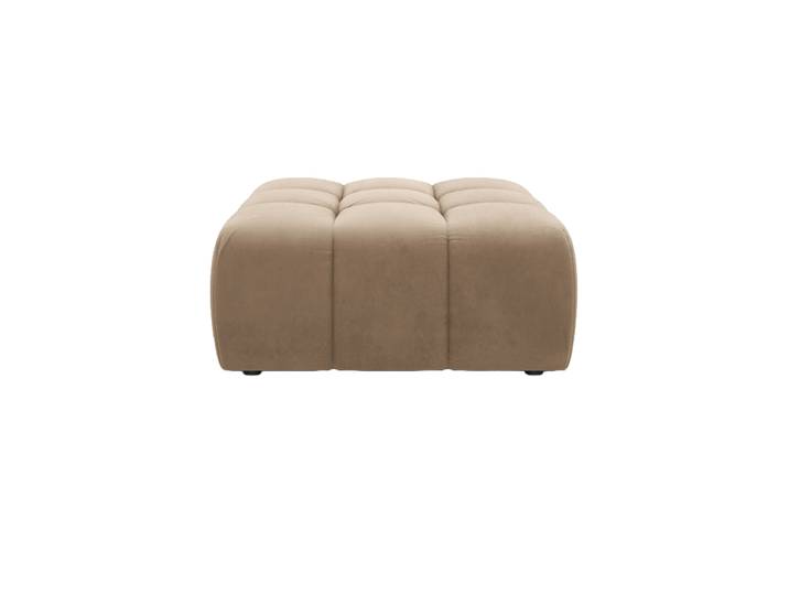 Design Sitzpouf „Hawaii“ Samt Cappuccino chosen by Bloomingloft