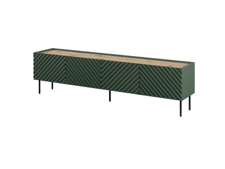 Meuble tv vert 4 portes 200cm