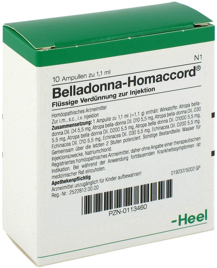 Belladonna Homaccord Ampullen