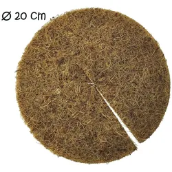 Kokos Mulchscheibe 20cm Winterschutz Unkrautvlies Kokosmatte Pflanzenschutz