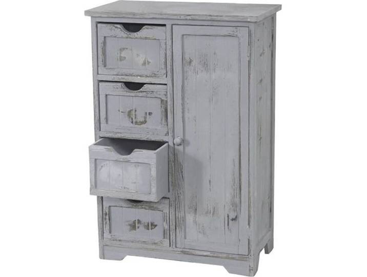 Commode / armoire 82x55x30cm shabby chic vintage ~ gris