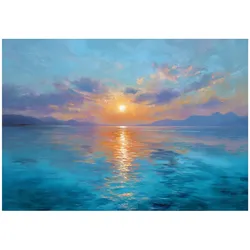 FOTOTAPETE Meer Sonne Blau 150x105 cm