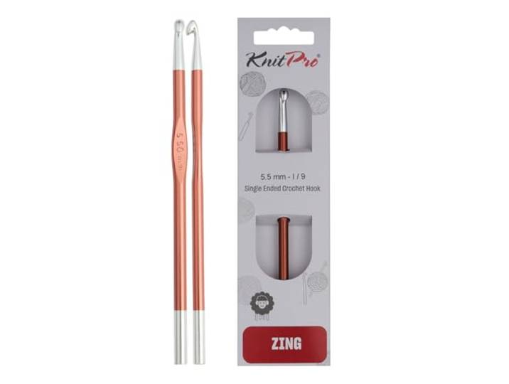 KnitPro Zing Enkele Haaknaald 5.50mm