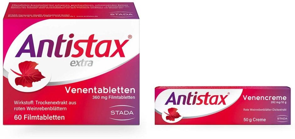 Antistax extra Venentabletten + Venencreme 1Set