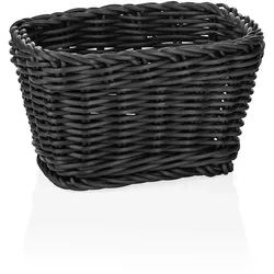 WAS Germany - Korb WEAVER PRO Tischkörbe, 17 x 11 x 9 cm, schwarz, Polypropylen