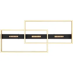 Globo, Deckenleuchte, Deckenleuchte Metall Schwarz, 1xled (2460 lm)