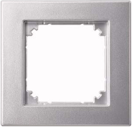 Merten Cadre 1f. alu encastrement affleurant 488160 (488160)