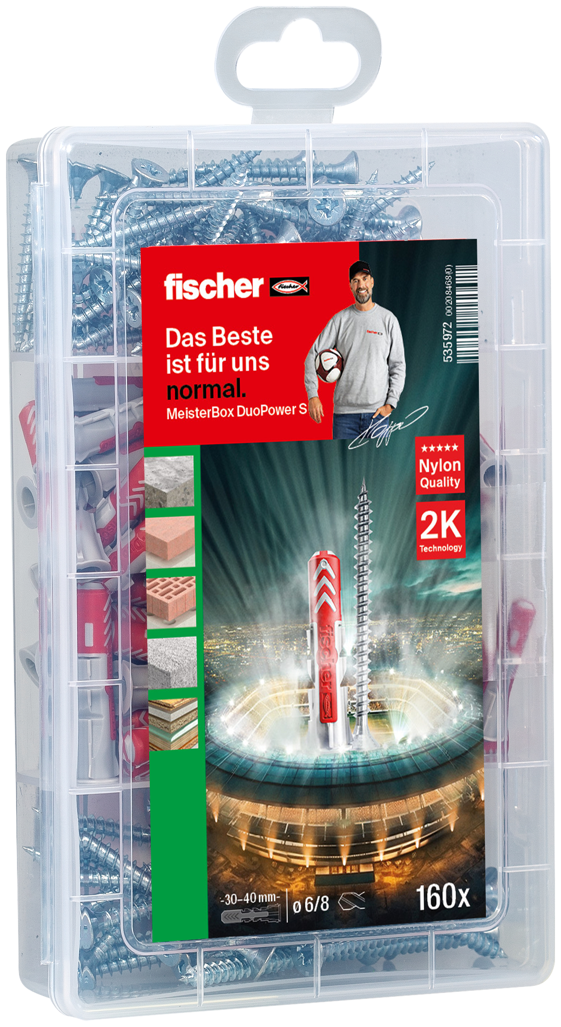 fischer Deutschland Vertriebs GmbH fischer Meister-Box DuoPower + Schraube (160-tlg.) 535972