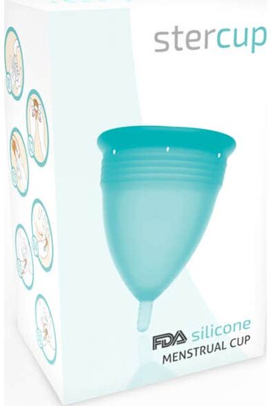 STERCUP Copa Menstrual Silicone T-L Aquamarine 1ud