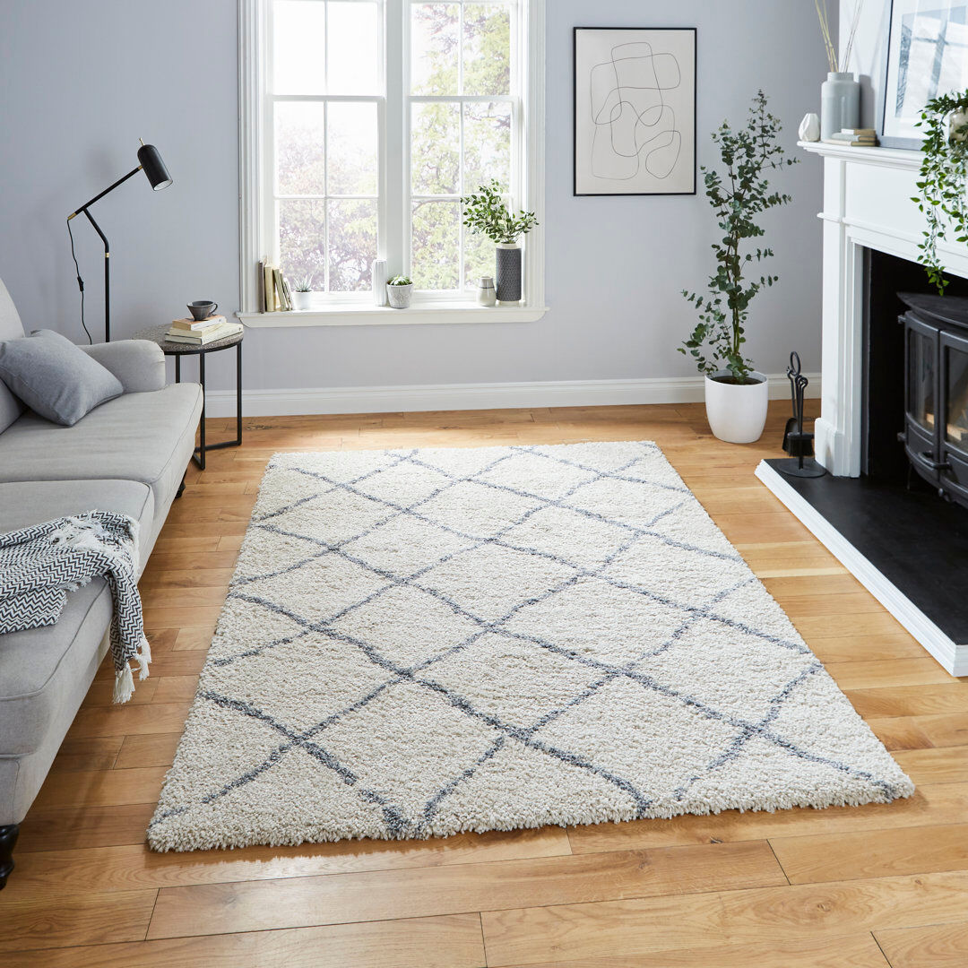 Natur Pur Hallee area rug Machine Woven Rectangle Cream Rectangle 160cm x 220cm