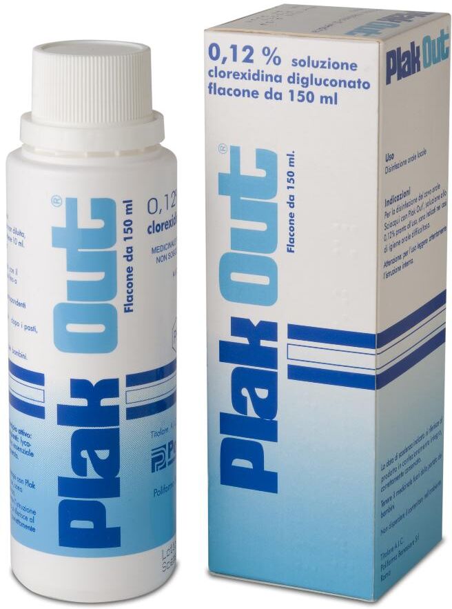 POLIFARMA BENESSERE Srl Plakout soluzione pulizia orale 150ml