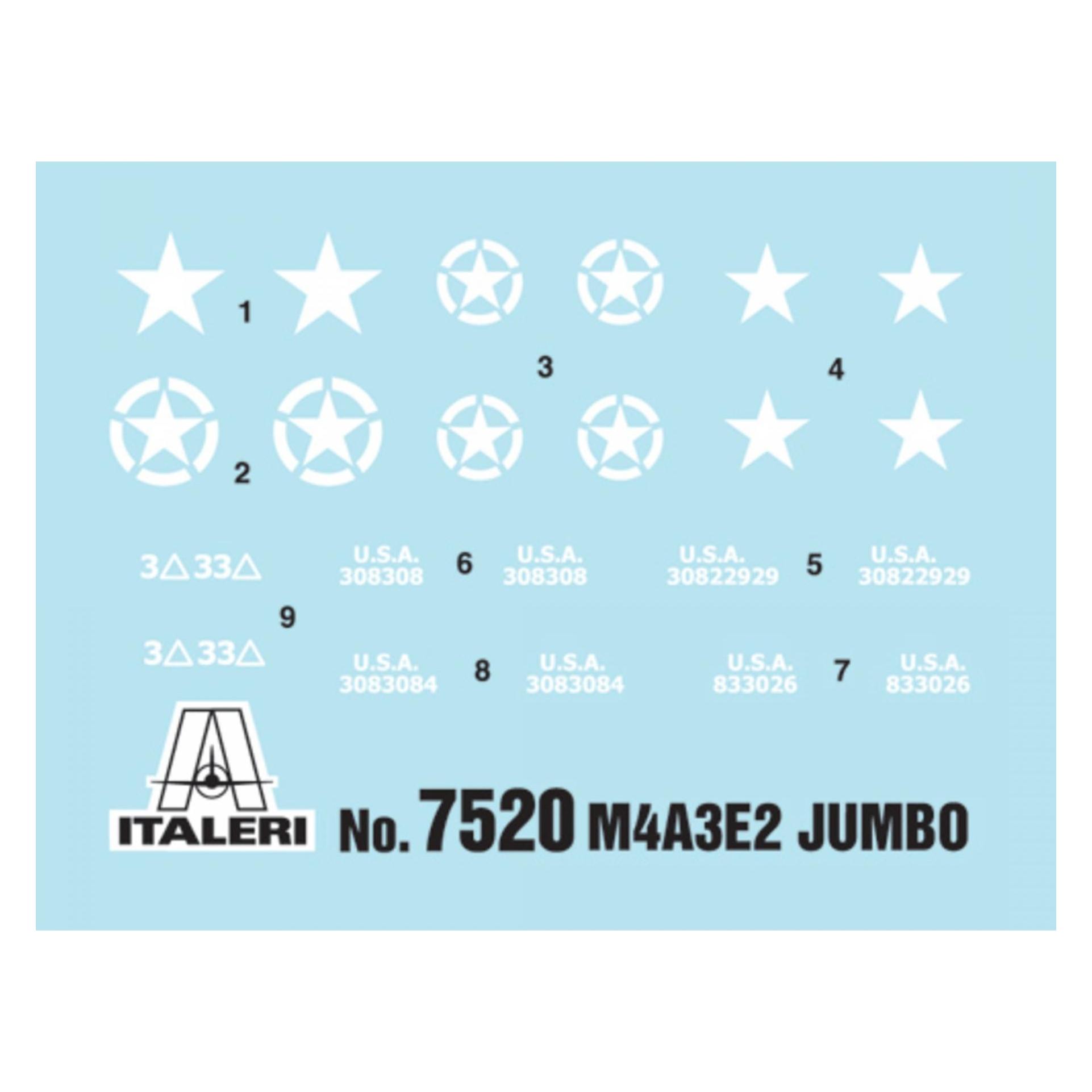 Other 1:72 M4A3E2 "JUMBO", 2 pcs (510107520)