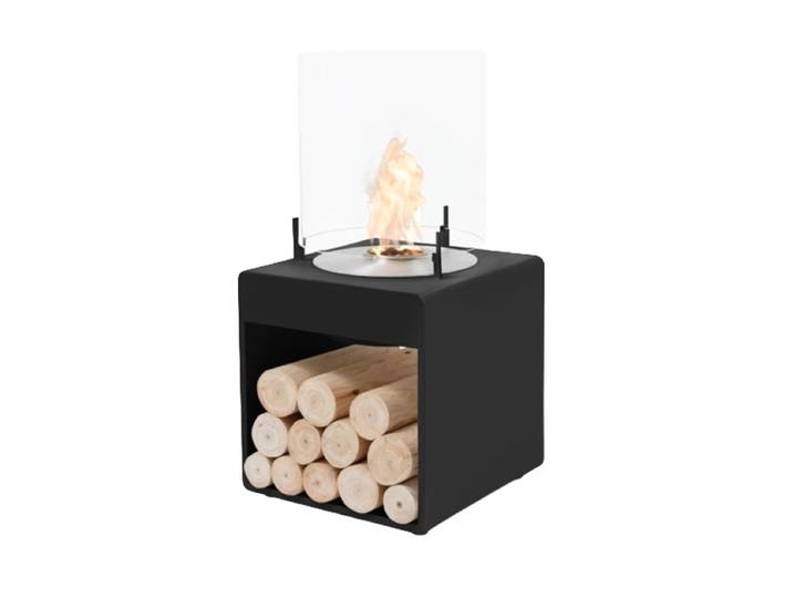 Bio-Ethanol Designer Feuerstelle „POP 3L“ Schwarz EcoSmart Fire