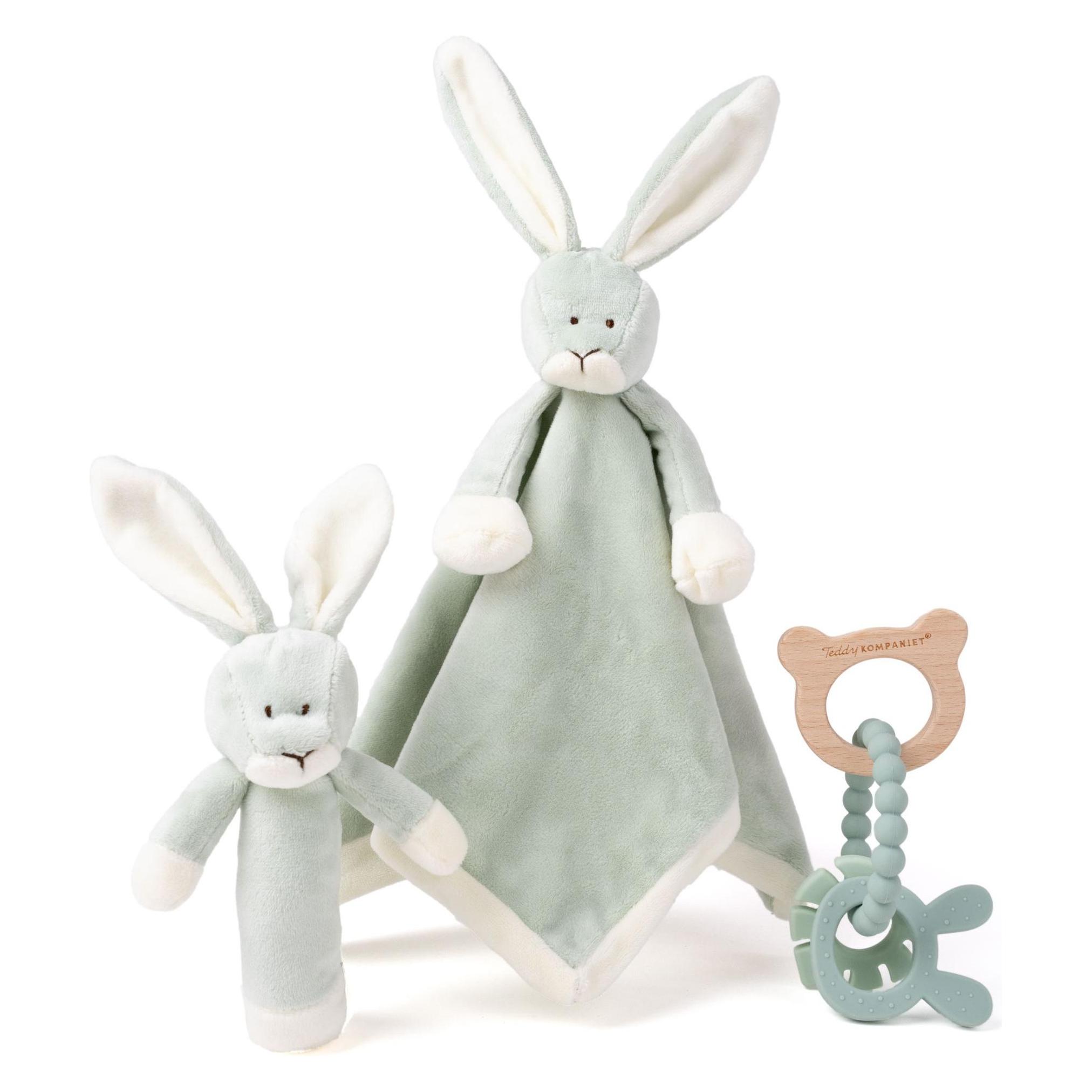 Teddykompaniet - Diinglisar Gift Box Bunny - Dusty Green (TK4312)