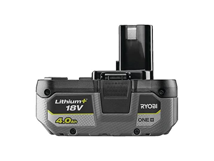 RYOBI Batterie 18V One+ Lithium+ 4\,0 Ah RB1840XG IntelliCell Polyvalente Compromis poids-puissance sur plus de 200 outils\, connecteurs monoblocs\, contact fiable\, bricolage et jardinage courants