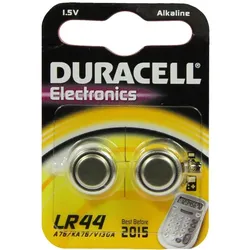 Batterien Knopfzelle LR 44 A76 Duracell 2 St