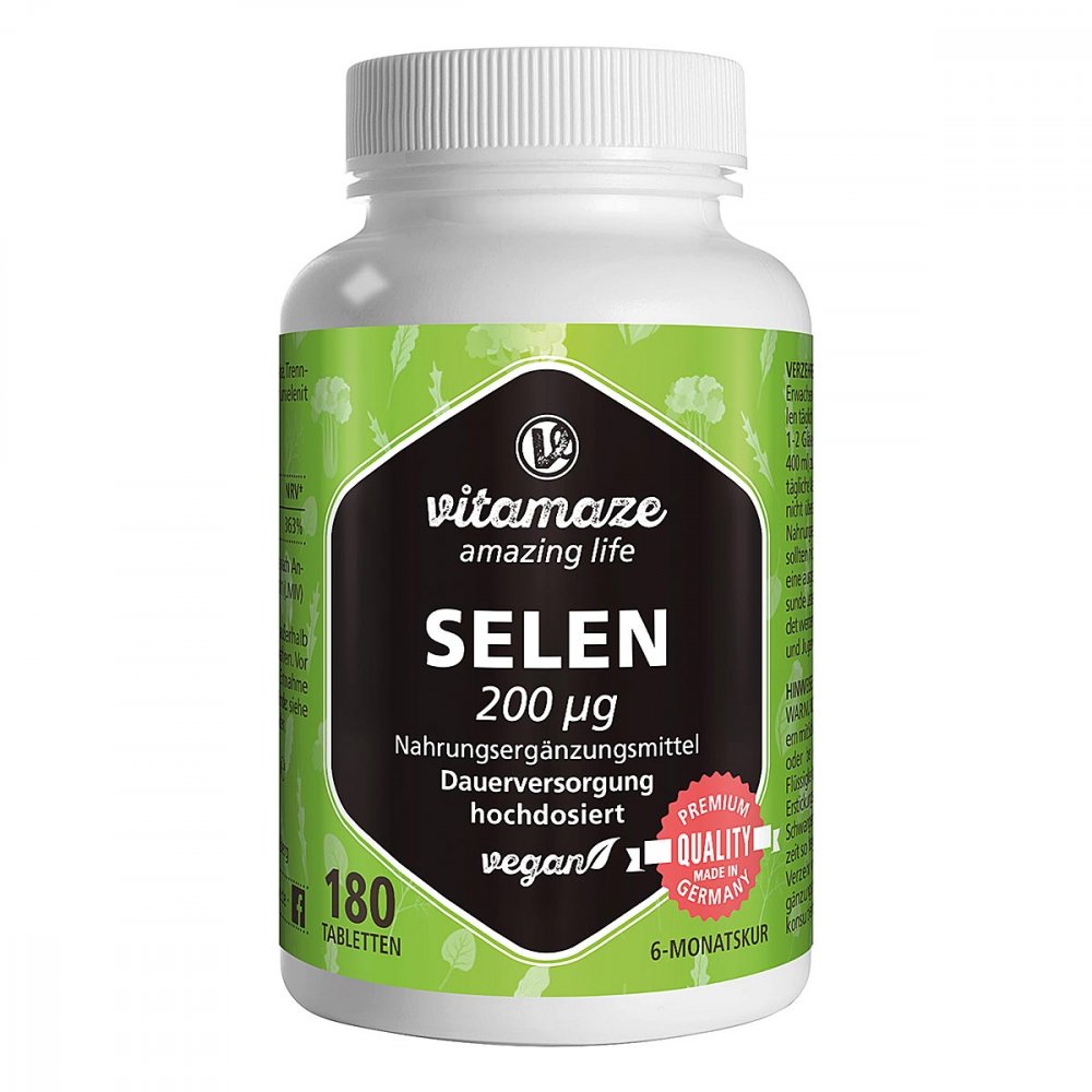 Vitamaze GmbH Vitamaze SELEN 200 μg hochdosiert vegan 13834741