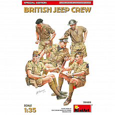 MiniArt - British Jeep Crew - Special Edition - 1:35 310844