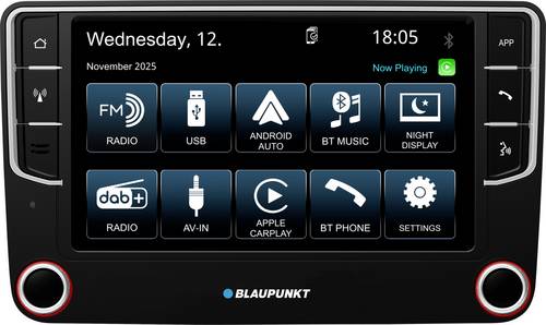 Blaupunkt Wolfsburg 648 Autoradio Android Auto, Apple CarPlay, DAB+ Tuner