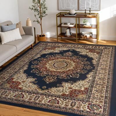 Alise Rugs Soho Traditional Medallion Indoor Area Rug