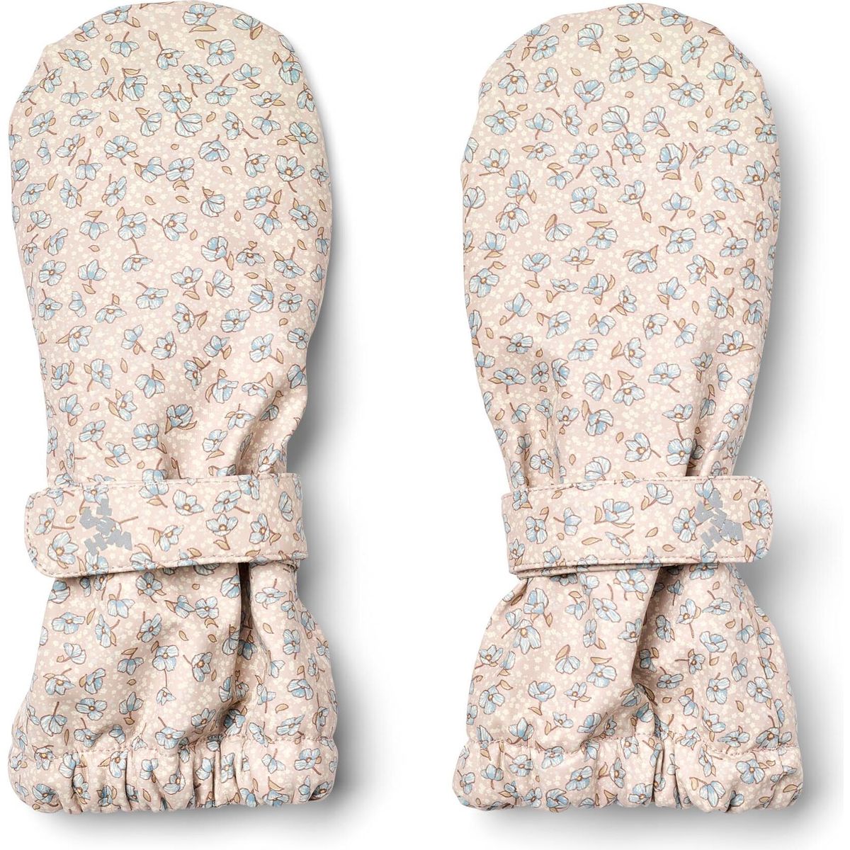 Wheat Rain Mittens Rily lilac blue flowers (9735) L 7788-972R GRS-9735-L/3-5y