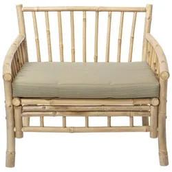 Bloomingville Bambus Lounge Stuhl Sole, L80 x B77 x H75cm, natur