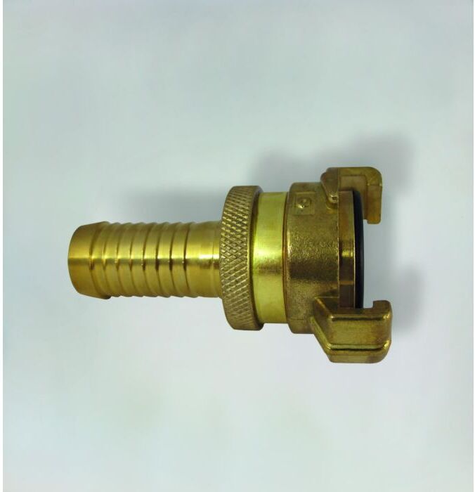 Fukana Schnellkupplung mit Kontermutter 33402 messing, außen 19mm (3/4"), Geka kompatibel