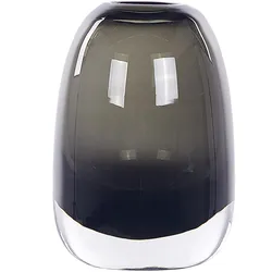 BLUMENVASE Glas grau Fyska