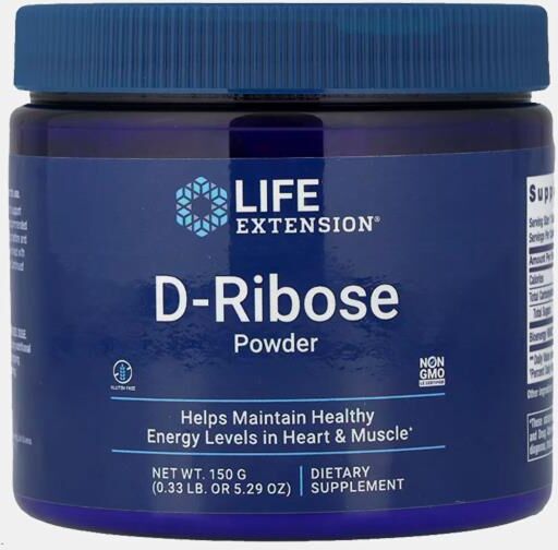 LIFE EXTENSION D-RIBOSE EM PO 150g