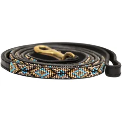 Kampuni Hundeline Ombima turkis micro, 150x1,2 cm (Hund, Spazieren), Halsband + Leine