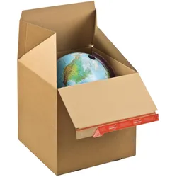 Dinkhauser Kartonagen, Versandkarton + Versandbox, Eurobox (19.50 x 19 x 14.50 cm)