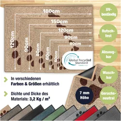 Kesser, Fussmatte,  Schmutzfangmatte, rutschfest (120 x 180 cm)