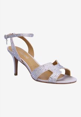 Wide Width Women's Sarlon Sandals by J. Renee in Steel Grey (Size 11 W)