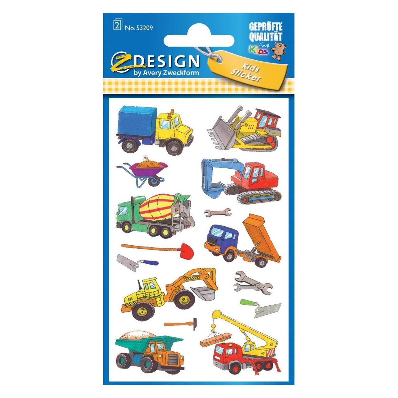 Z-Design Aufkleber Baustelle (32 Sticker) (53209)