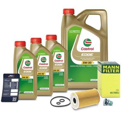 Mann-filter Ölfilter + 8l 5W-30 Motoröl [Hersteller-Nr. 41172008] für VW