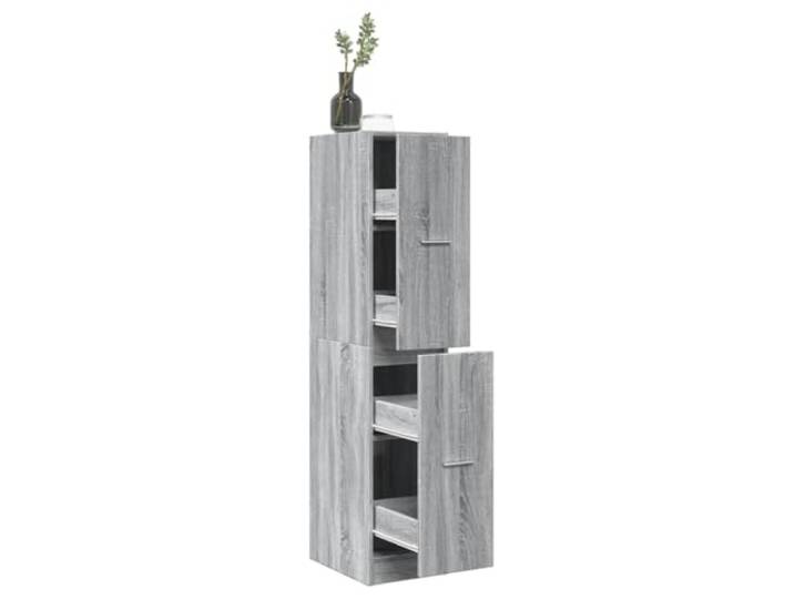 GPWERSDF Apothekerschrank Grau Sonoma 30x41x144,5 cm Holzwerkstoff Schlankes Design, vielseitig einsetzbar, robuste Holzwerkstoff-Konstruktion, glatte Oberfläche