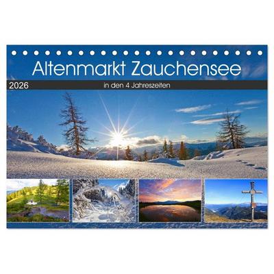 Altenmarkt Zauchensee (Tischkalender 2026 DIN A5 quer), CALVENDO Monatskalender