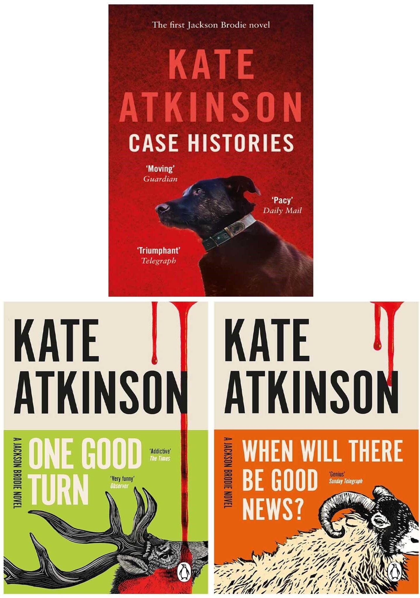Jackson Brodie Series by Kate Atkinson: 3 Books Collection Set - Fiction - Paperback Penguin