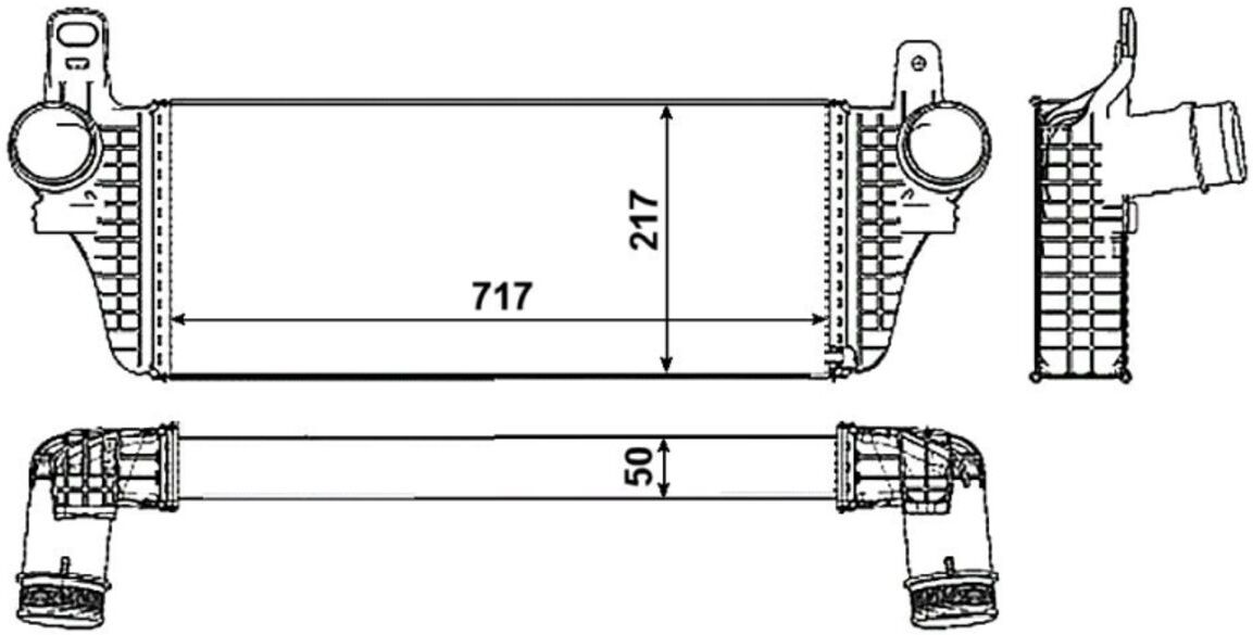Ladeluftkühler NRF 30466