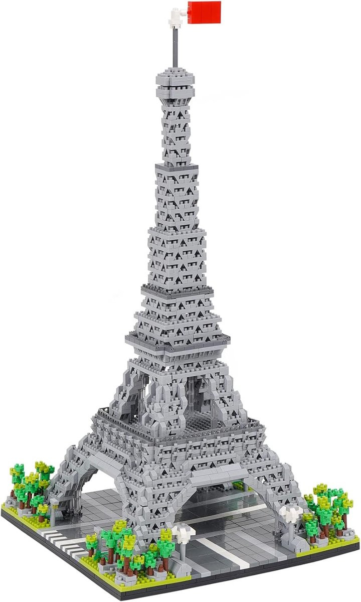 Mini-bouwpakket Eiffeltoren Architectuurmodel met 3585 Bouwstenen