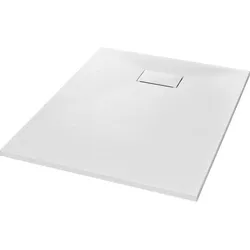 vidaXL Duschwanne SMC Weiß 100×80 cm
