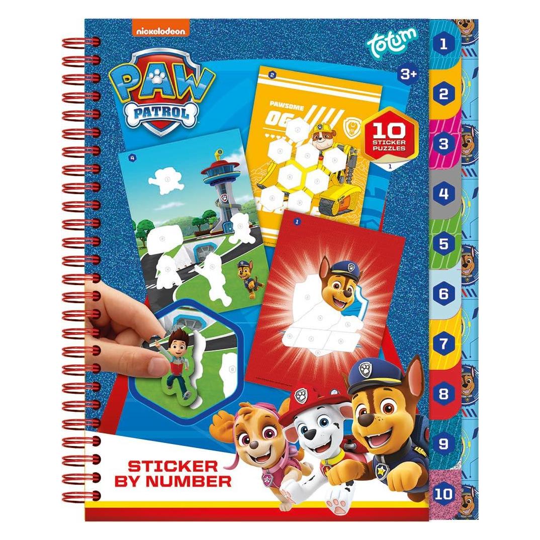 Totum PAW Patrol Aufkleber nach Zahlenbuch (721159)