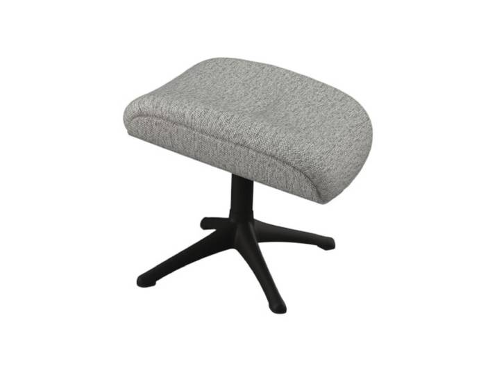 Fußhocker FLEXLUX Fußhocker More, Beinstütze, Entspannung. Ergonomisch. Komfort , grau (sophisto grau), B:44cm H:39cm T:35cm, 100% Polyester, Hocker, Fußhocker, Scandi Design, Robuster Alu Fuß, Pflegeleicht, Stoff oder Echtleder