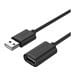 Unitek USB A naar USB A kabel, USB 2.0, 0,48 Gbit/s, 1 meter, zwart